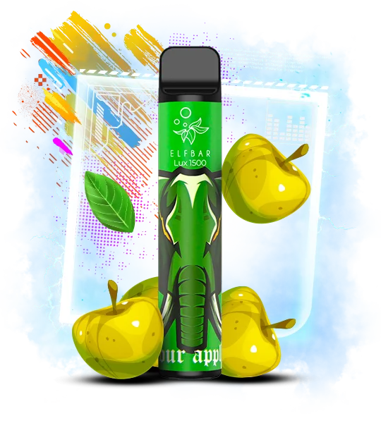 ElfBar_1500Lux_SourApple