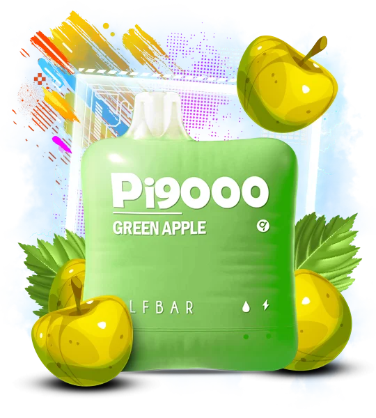 ElfBar_Pi9000_GreenApple