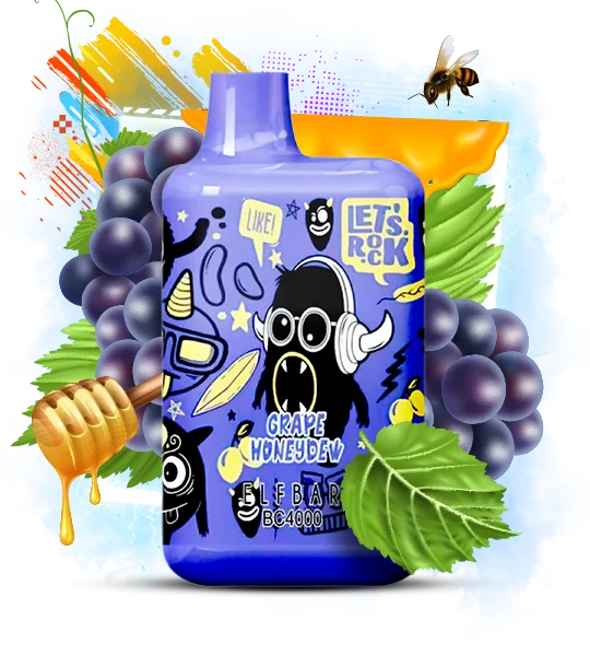 ElfBar_BC4000_LimitedEdition_GrapeHoneydew