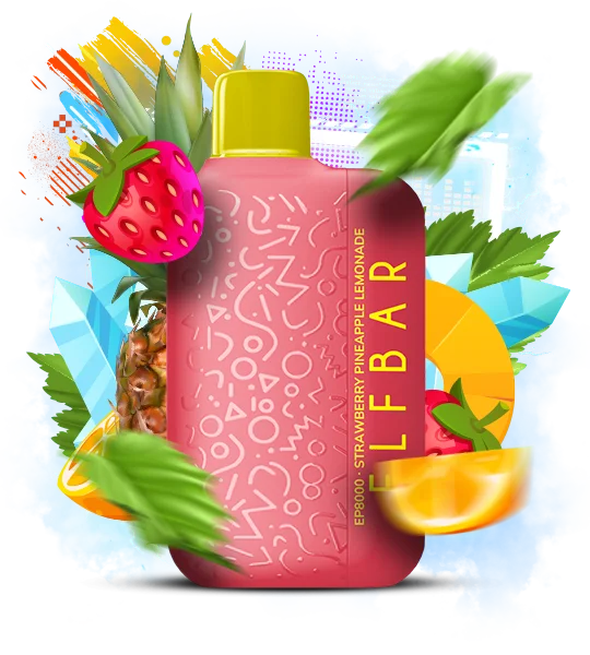 ElfBar_EP8000_StrawberryPineappleLemonade
