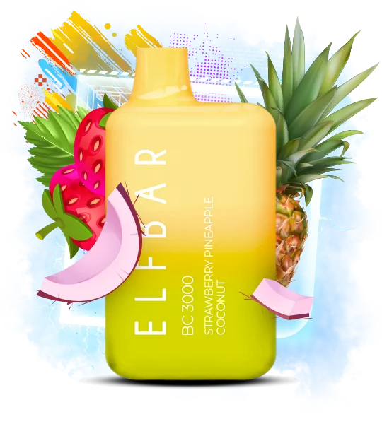 Elfbar_BC3000_StrawberryPineappleCoconut