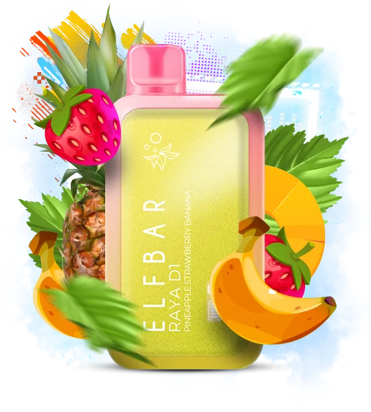 Elfbar_RayaD1_PineappleStrawberryBanana