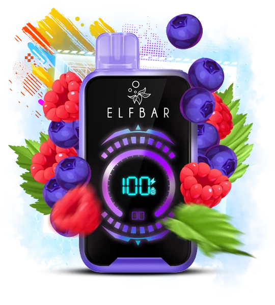 Elfbar_RayaD2_BlueberryRaspberry